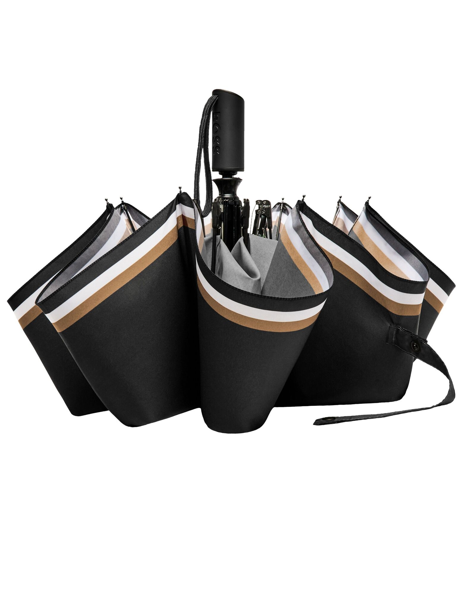 BOSS Pocket Umbrella Varsity Black NEW - Image 4