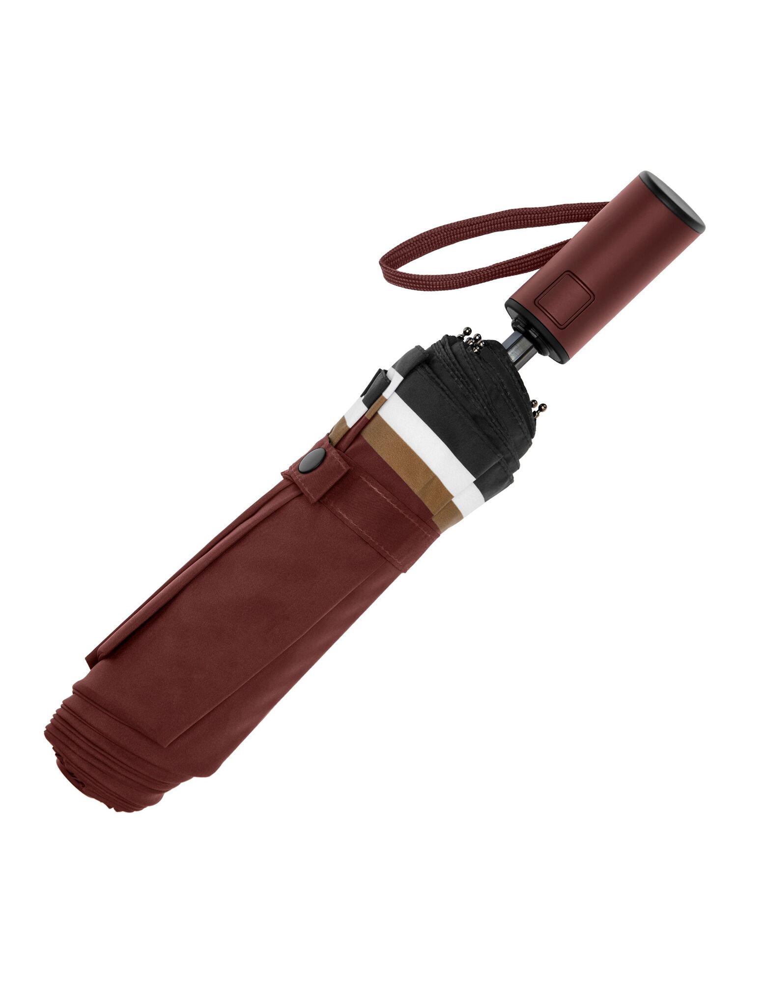 BOSS Pocket Umbrella Varsity Burgundy NEW - Image 3