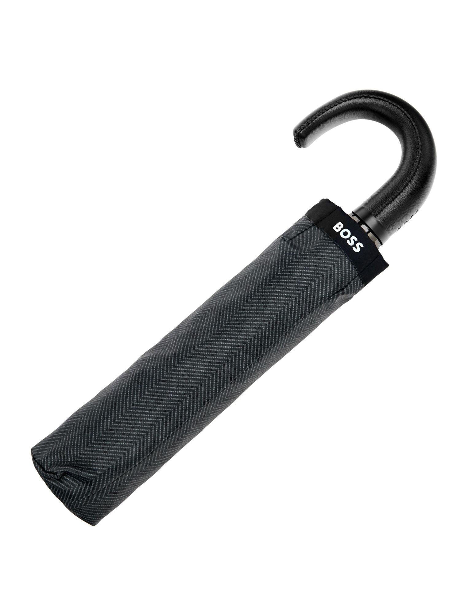 BOSS Pocket Umbrella Chevron Dark Grey NEW - Image 2