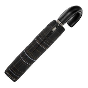 BOSS Pocket Umbrella Checkered Black  NEW