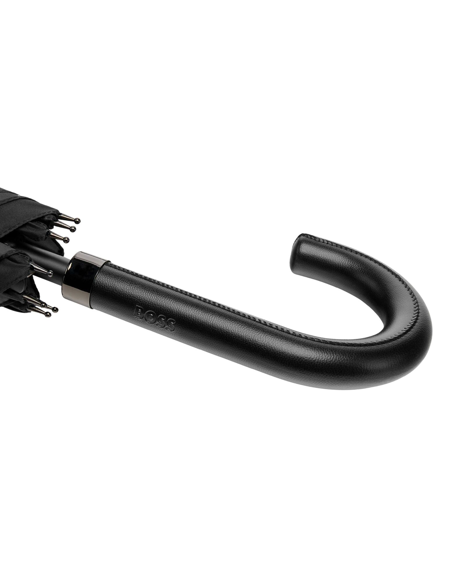 BOSS Golf Umbrella Chevron Dark Grey NEW - Image 3