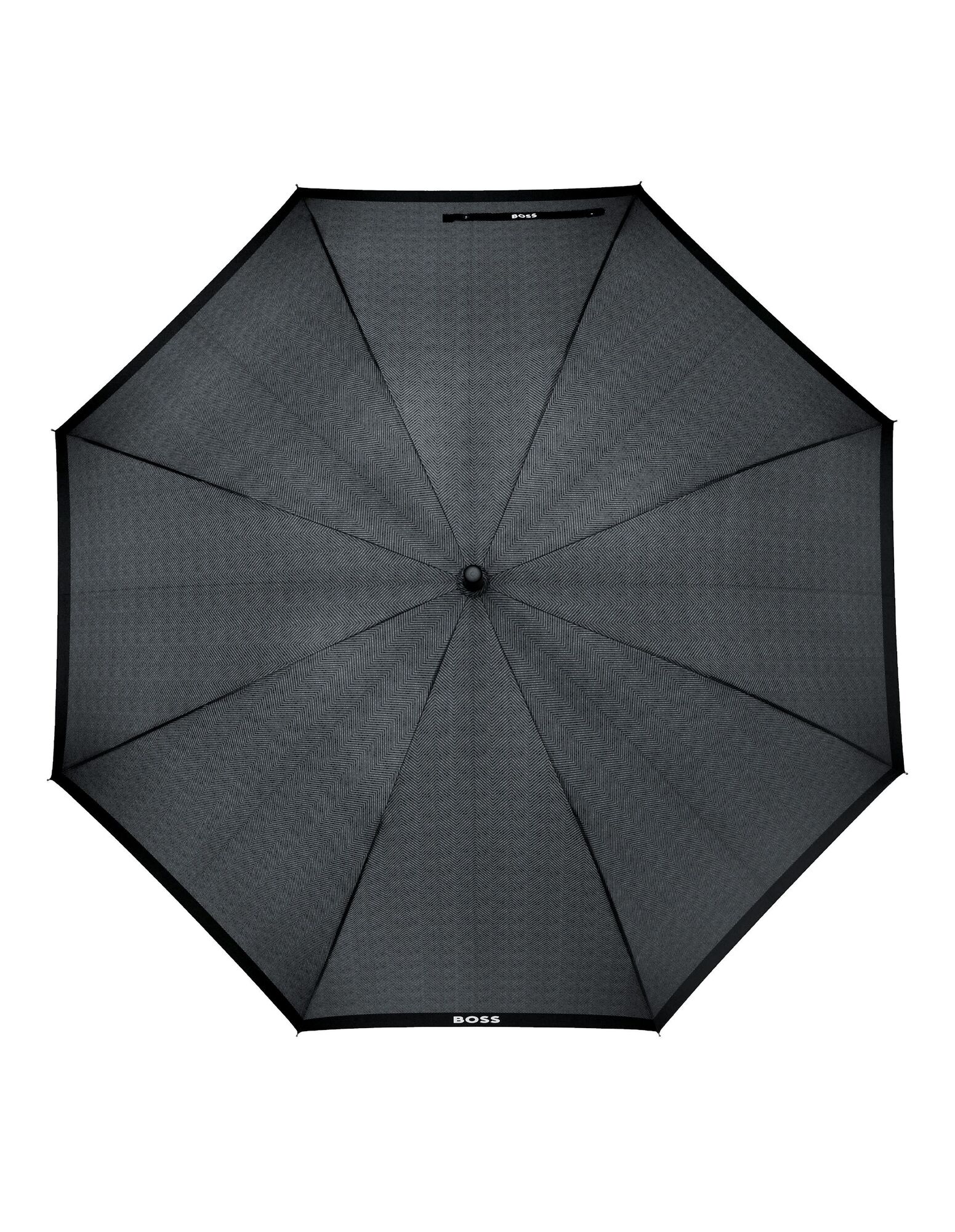 BOSS Golf Umbrella Chevron Dark Grey NEW - Image 5