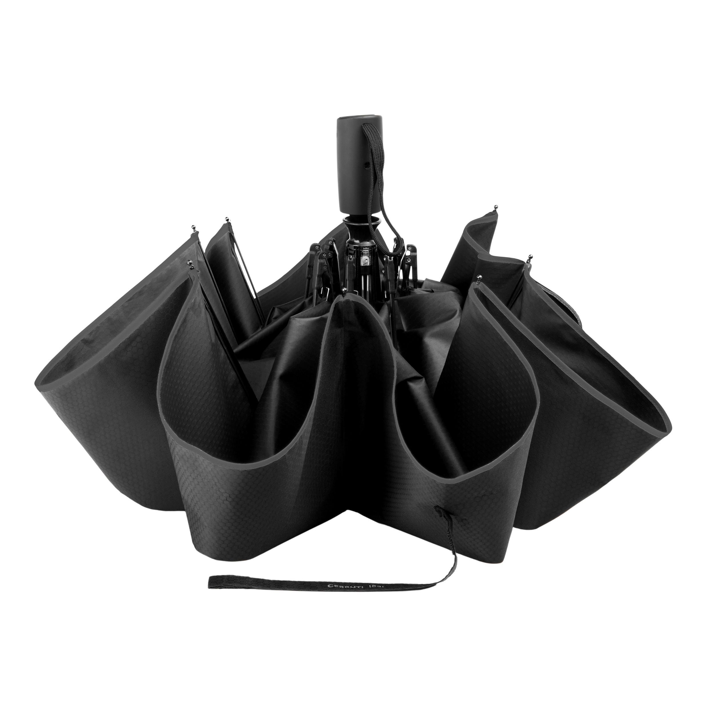 Cerruti 1881 Pocket Umbrella Islington Black NEW - Image 2