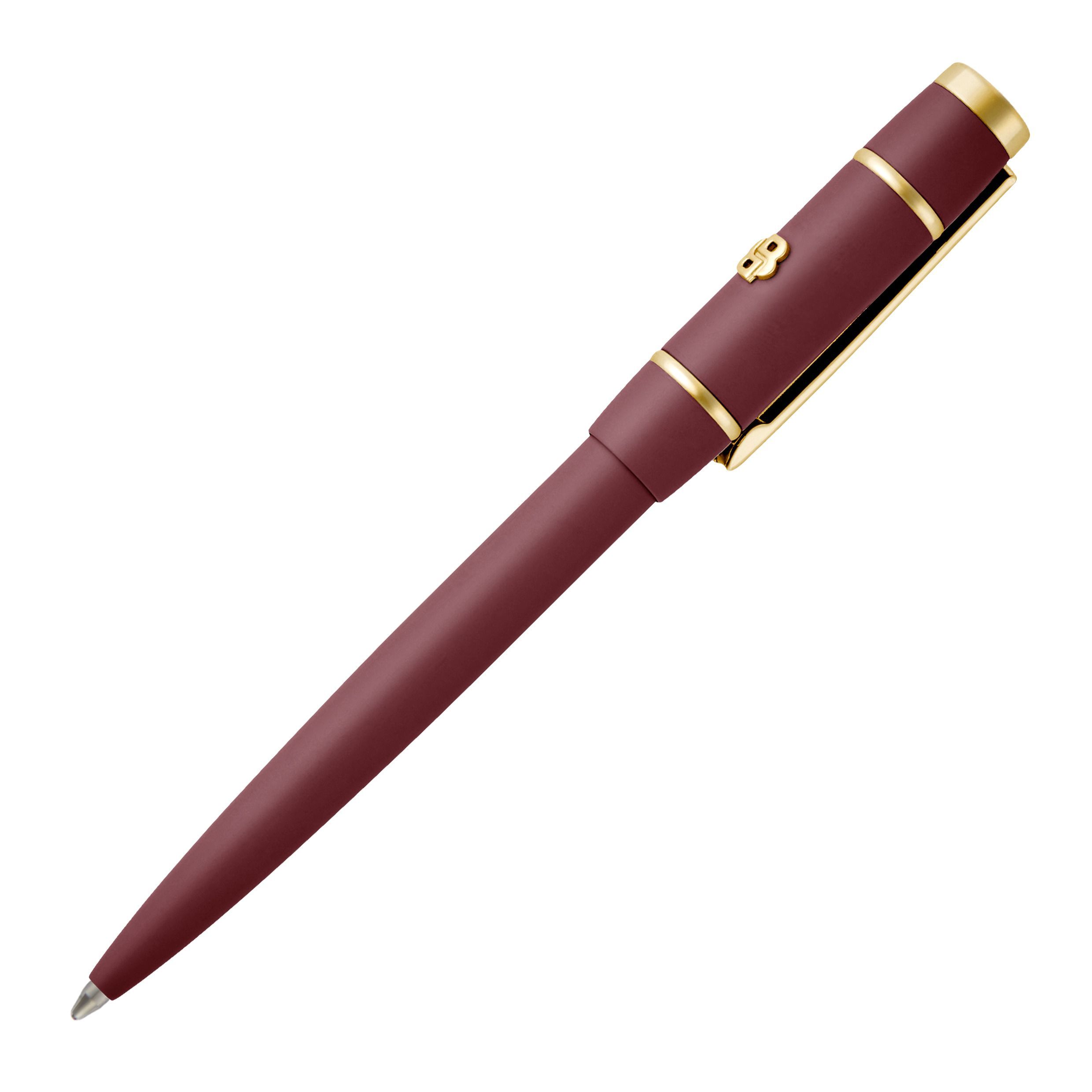 HUGO BOSS Ballpoint Pen Rive Signature Burgundy NEW