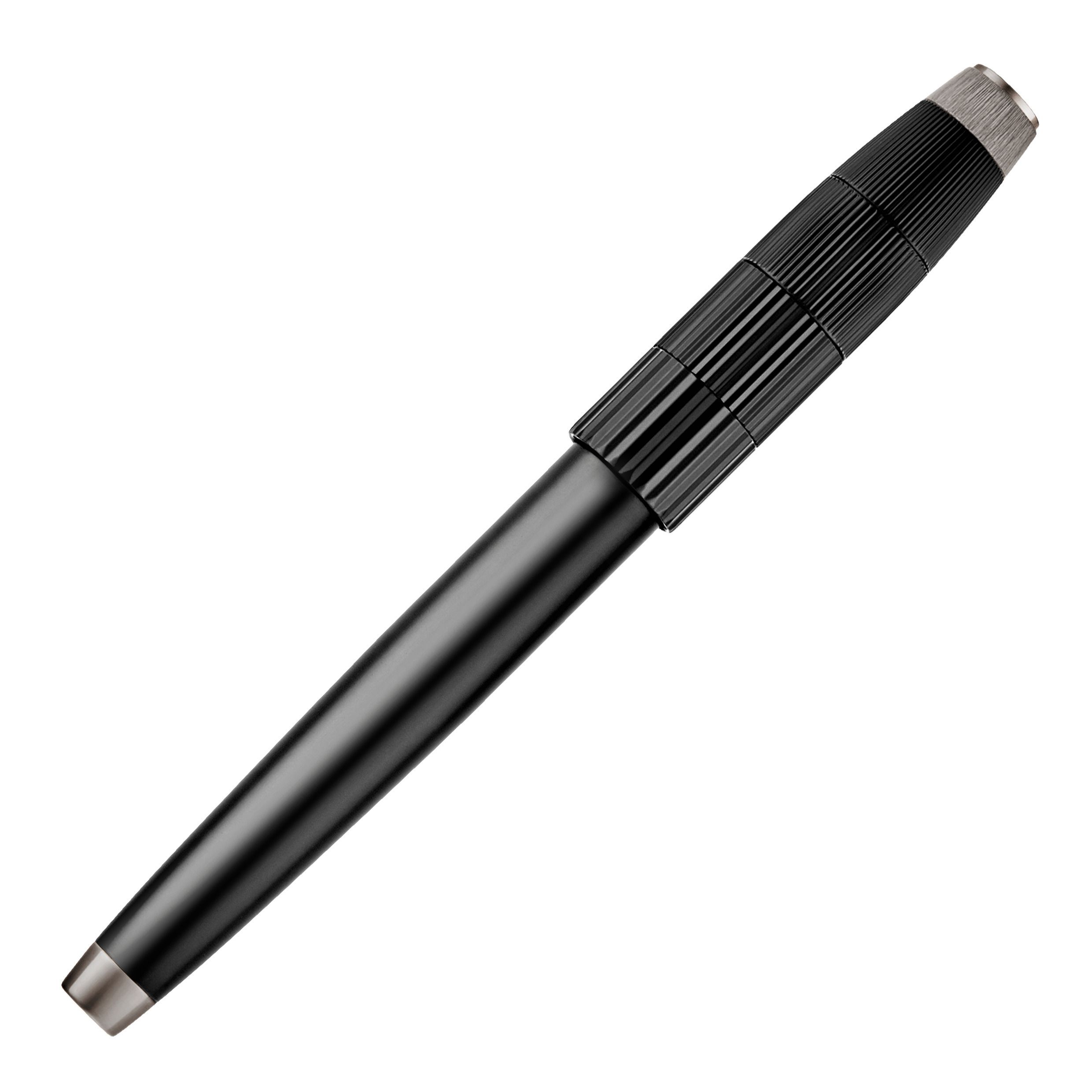 HUGO BOSS Fountain Pen Striato Black NEW - Image 2