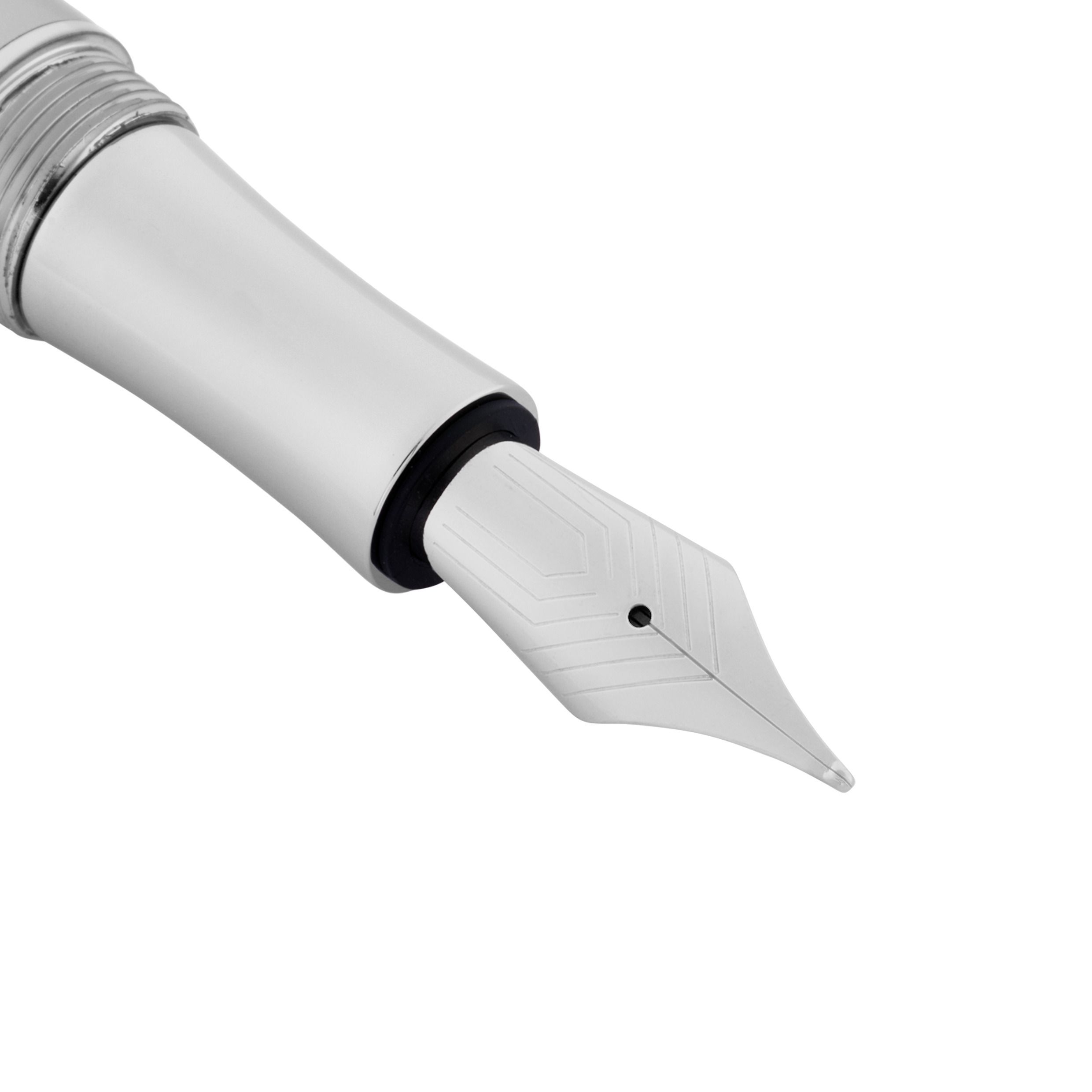 HUGO BOSS Fountain Pen Striato Chrome NEW - Image 5