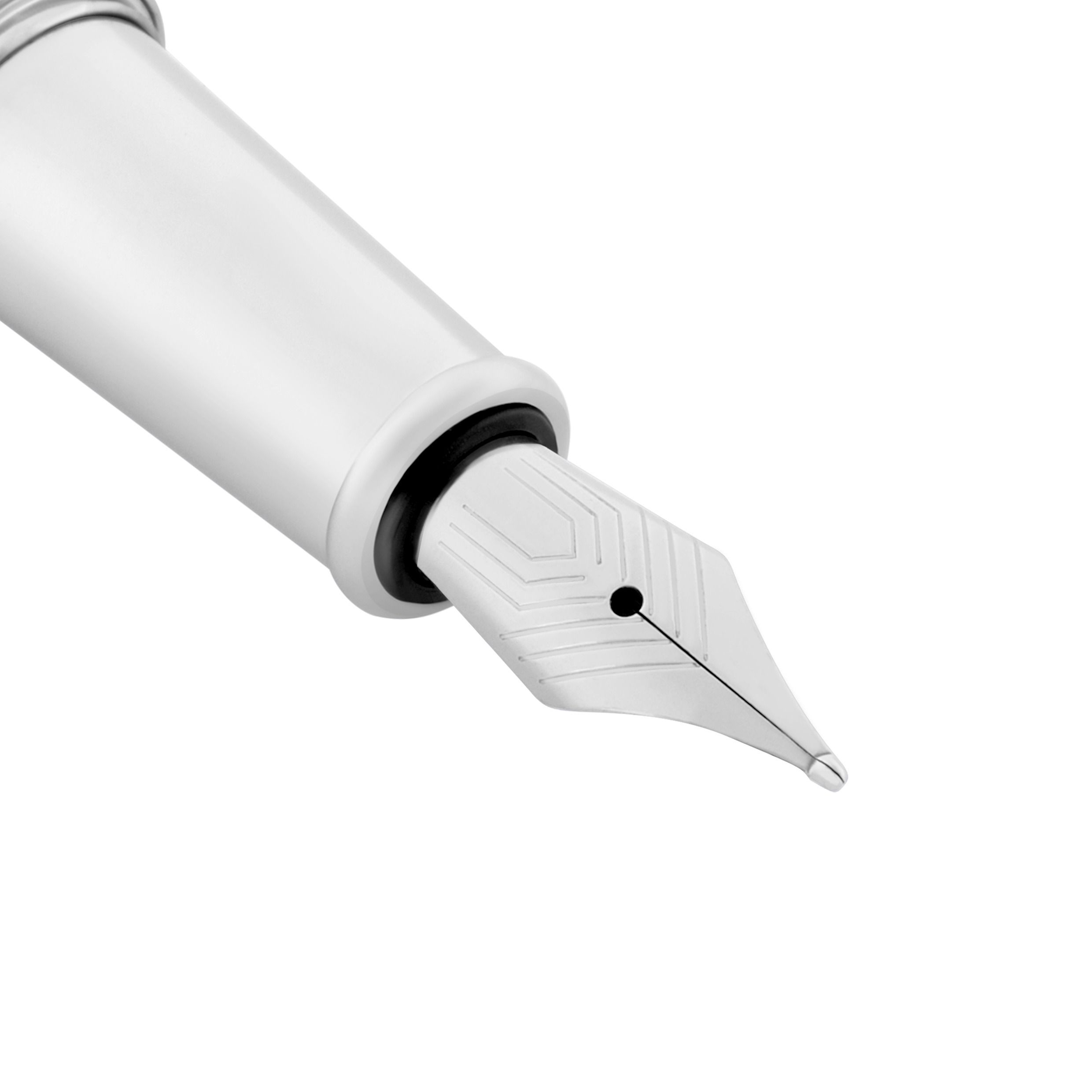 HUGO BOSS Fountain Pen Contour Soft Bauhaus Chrome NEW - Image 6