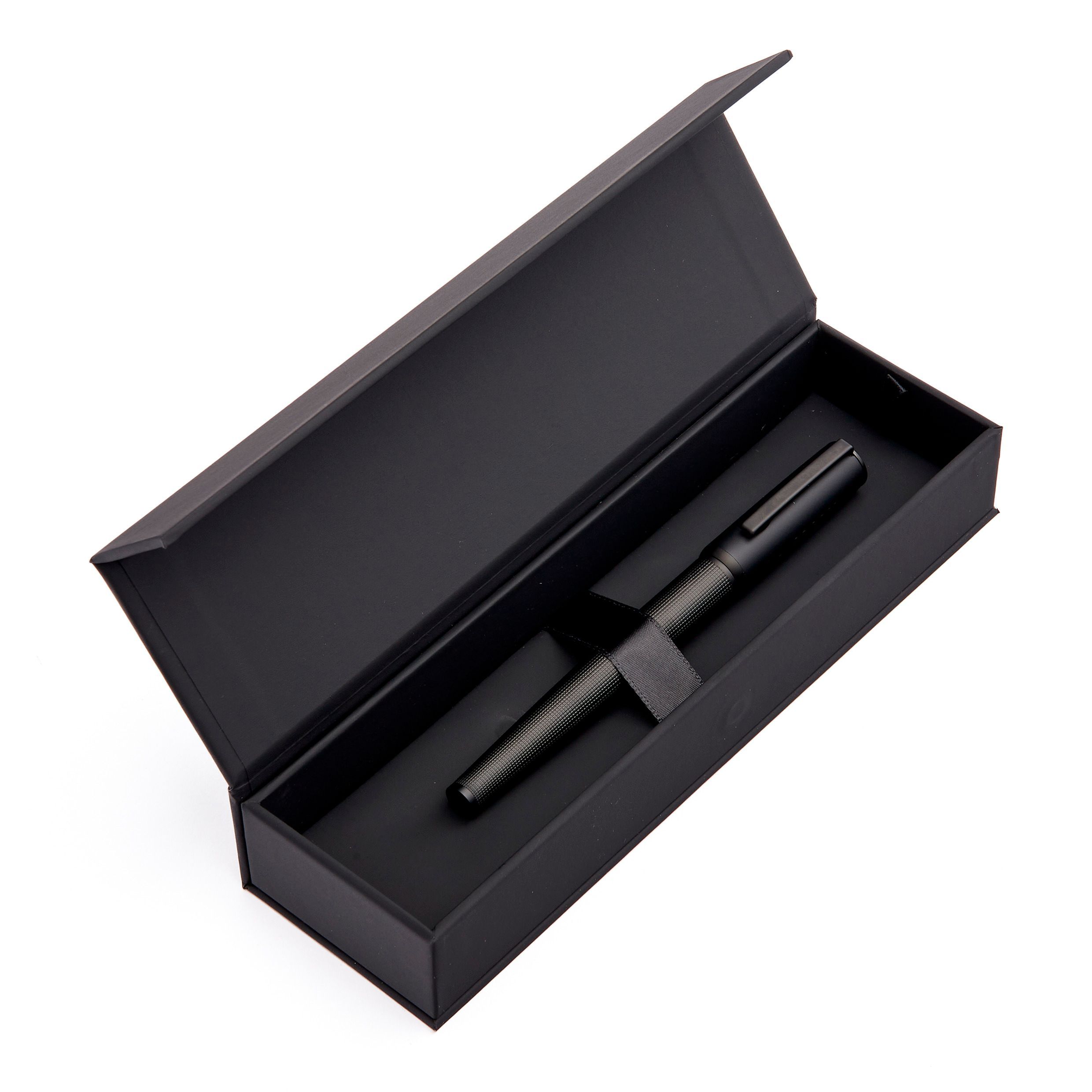HUGO BOSS Fountain Pen Arche Iconic Black NEW - Image 2