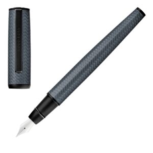 HUGO BOSS Fountain Pen Arche Pattern Grey  NEW