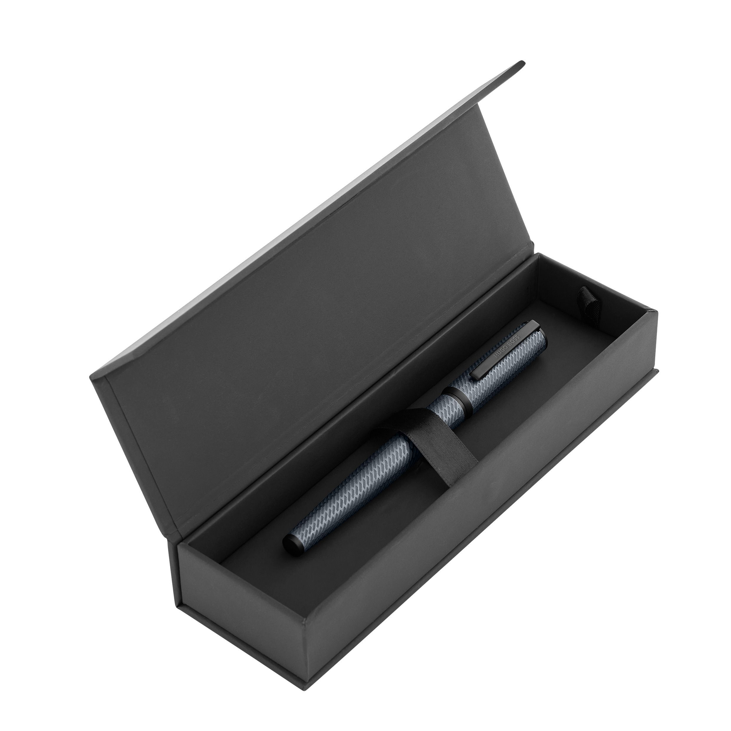 HUGO BOSS Fountain Pen Arche Pattern Grey NEW - Image 5