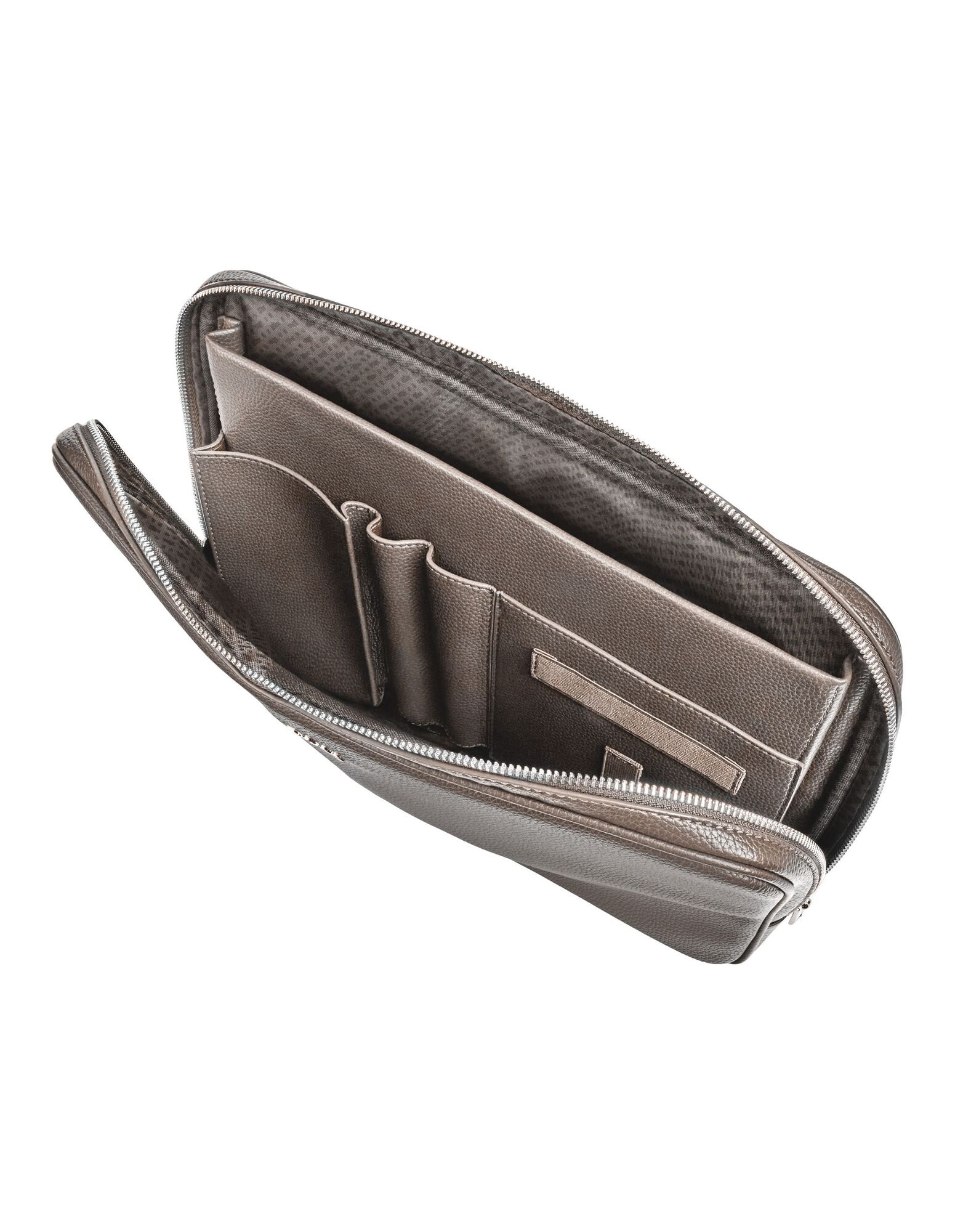 BOSS Laptop Bag Classic Grained Taupe NEW - Image 2