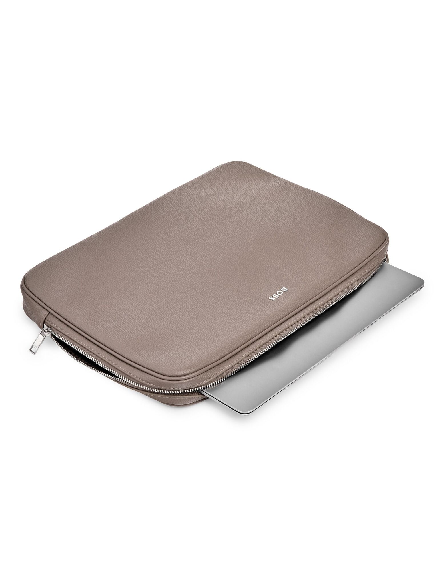 BOSS Laptop Bag Classic Grained Taupe NEW - Image 3